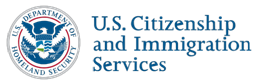 U.S. Department of Homeland Security (DHS); U.S. Citizenship and Immigration Services (USCIS) Logo