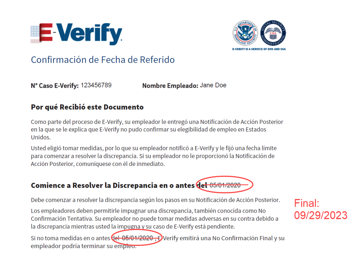 Ejemplo de Notificación de Confirmación de Fecha de Referido (Ultima versión)