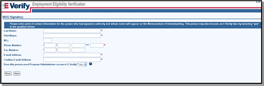 Quick Reference Guide for EVerify Enrollment